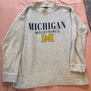 Michigan Wolverines Mockneck Pullover